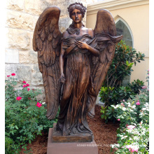 high quality bronze winged angel statue